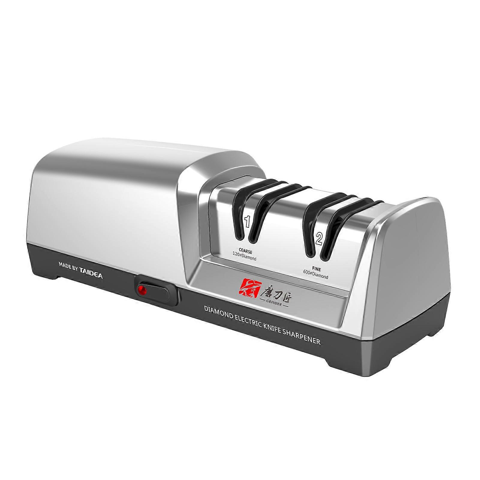 Electric Knife Sharpener 15 Degrees Knife Sharpener for Kitchen Knives with Quick Sharpening and Polishing Function