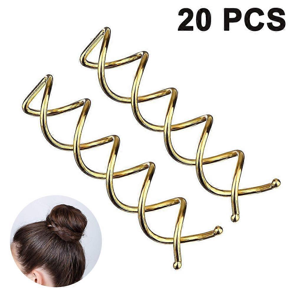 Perfect Bun Tool: Alloy Construction, Non-scratch Round Tips For Diy Hair Style, Easy Use Screw Spin Pins That Are Light And Convenient, Wide