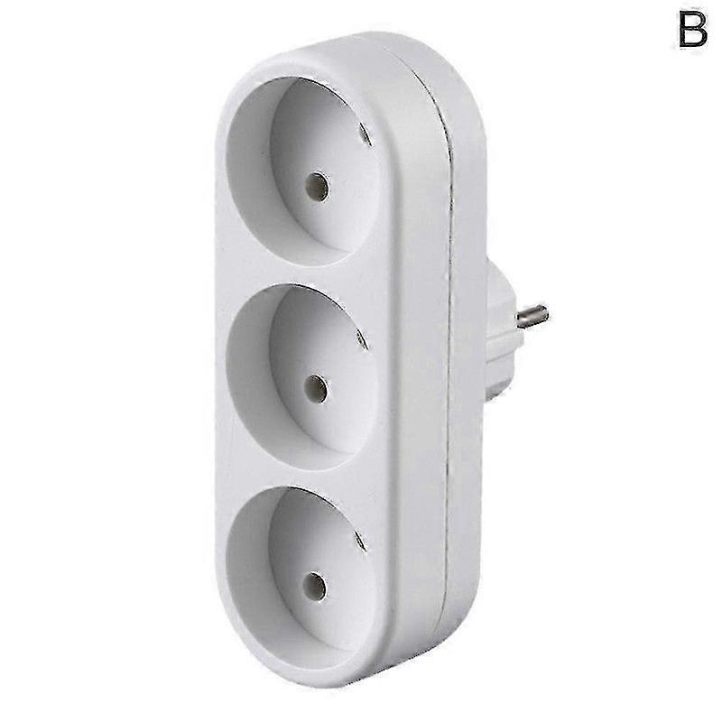 EU Jord Vägguttag Adapter Plugg Förlängning Eluttag Omvandlare 3500W