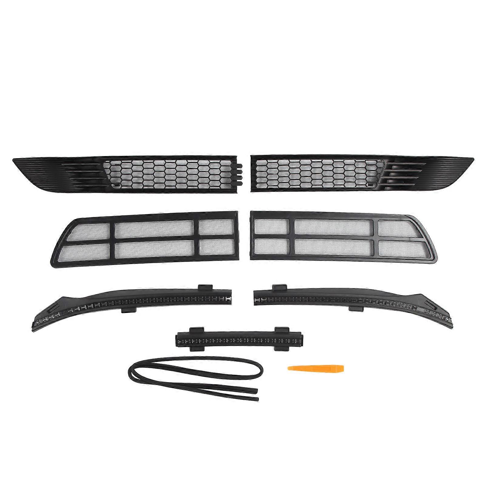 Front Bumper Grille Protective Rugged Stylish Car Air Conditioning Intake Grille Replacement for Tesla Model Y