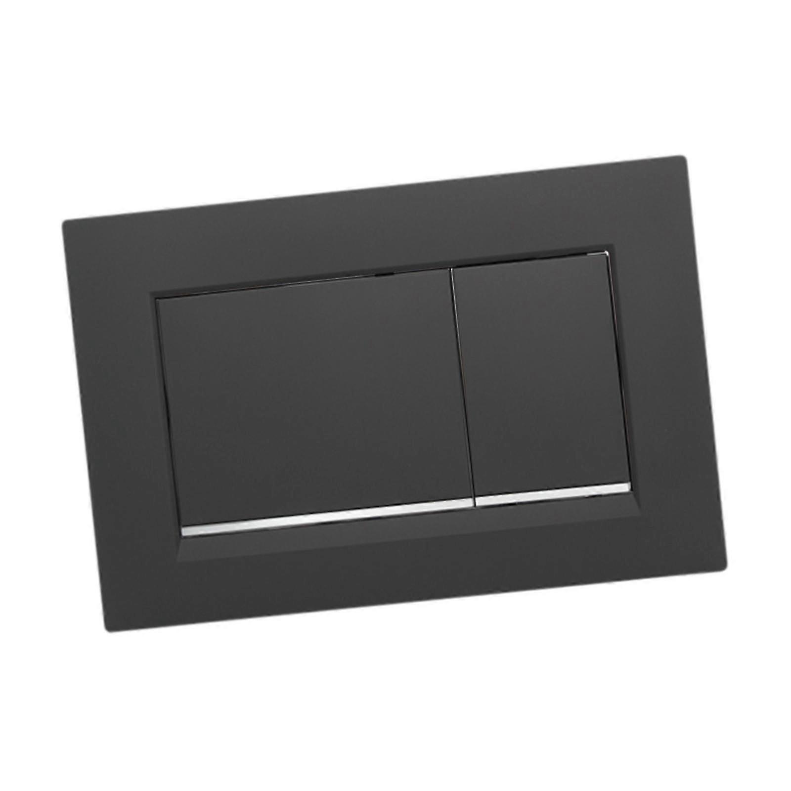 Double Flush Actuator Plate Toilet Flush Button for Hotel Hostel Dorm 24.55x16.35x3.1cm