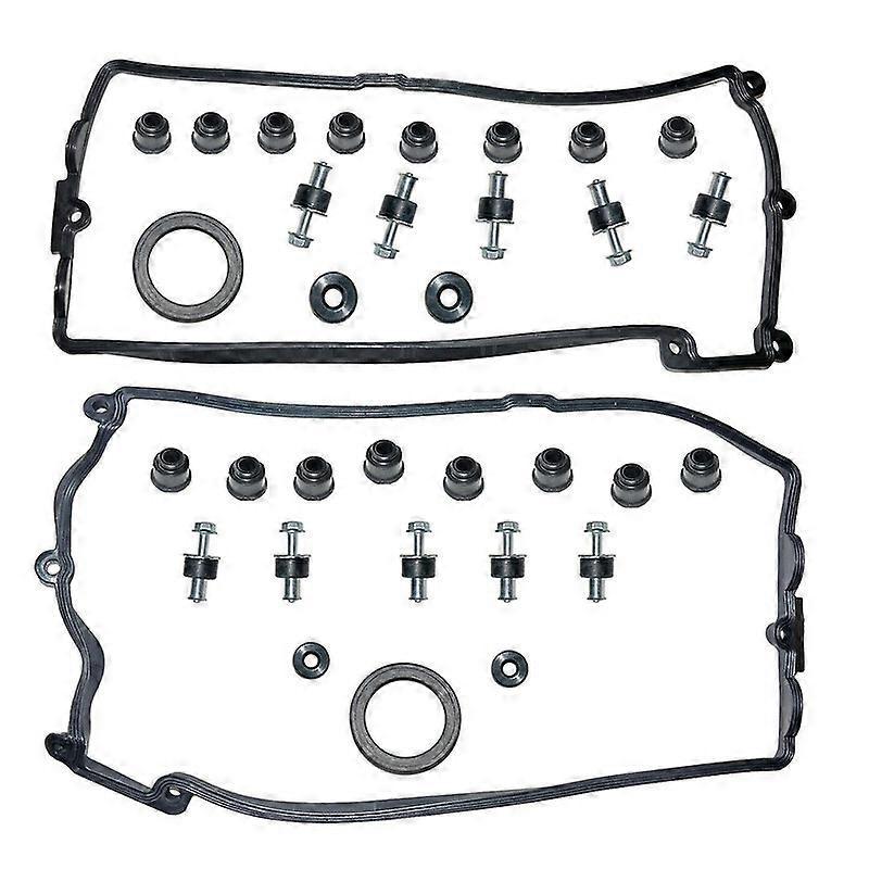 Valve Cover Gasket Set L+R for - E65 E66 E67 E60 E61 E63 E64 E53 E70 48I 11127513194 11127513195