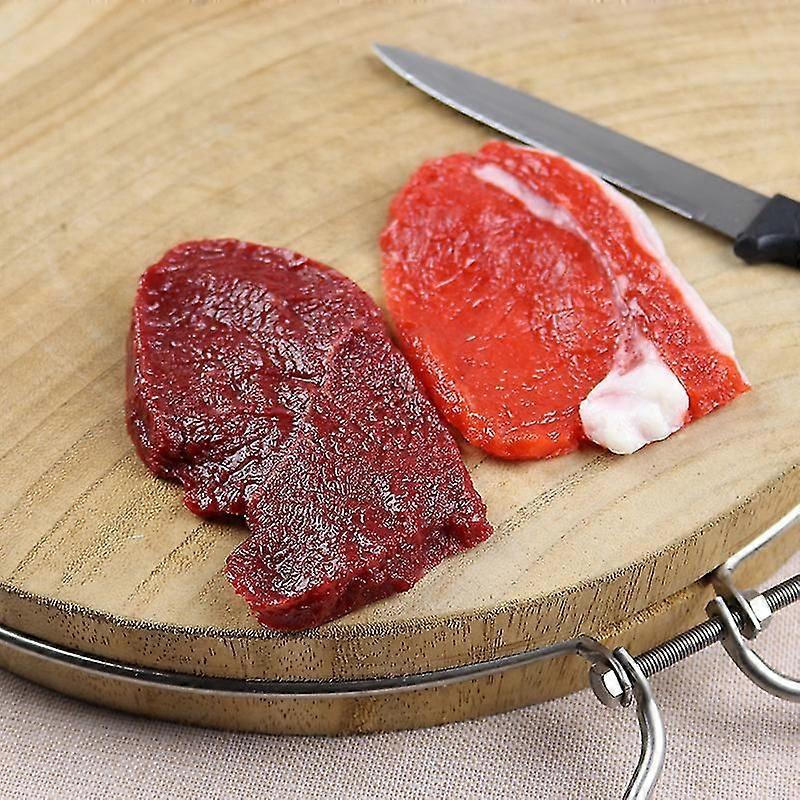 Beef Steak Model Kitchen Meat Models Lifelike Meat Decorations Restaurant Prop