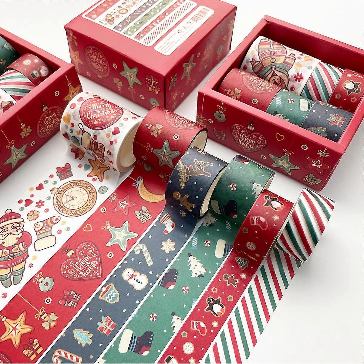 Boxed Christmas Pocket Tape Decoration Material