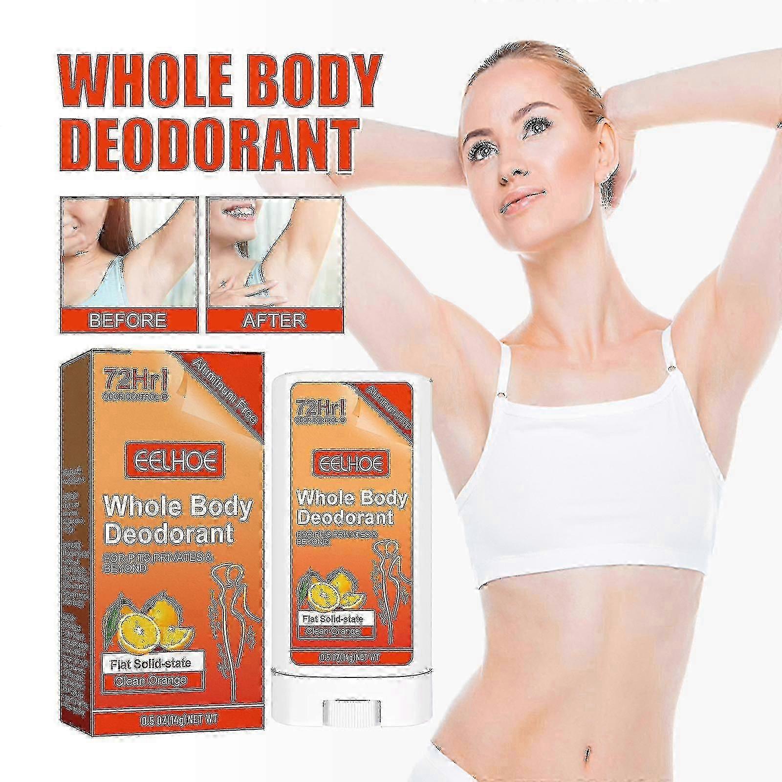 1pc Bâton De Soins Corporels D’été Déodorant Anti-transpirant Rafraîchissant Désodorise La Transpiration Des Aisselles Et Pied Odo