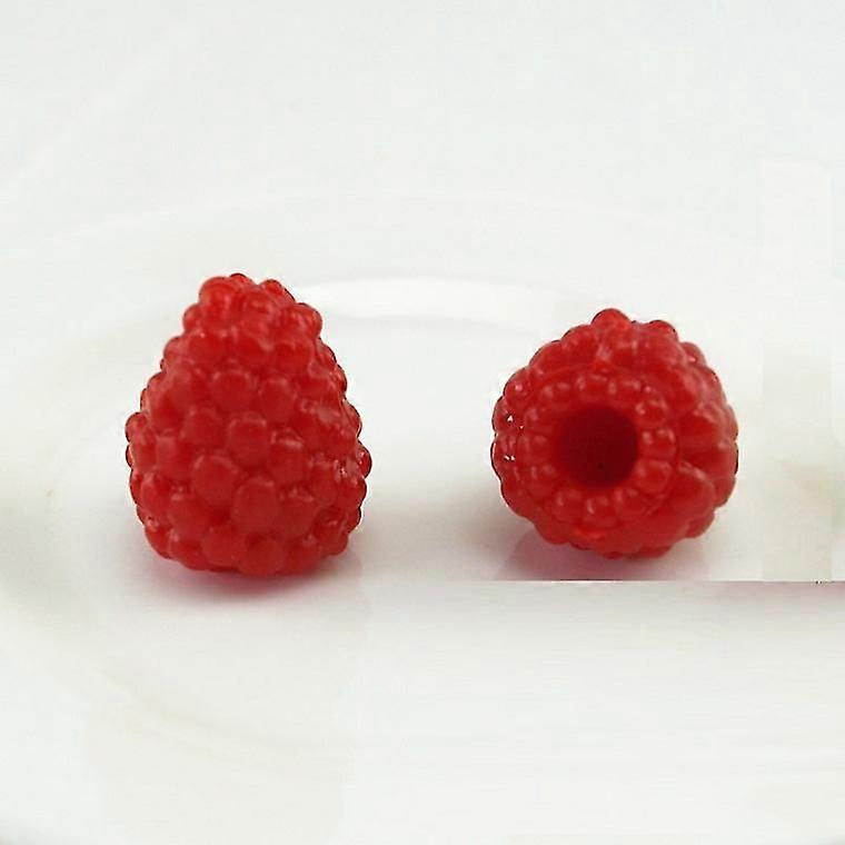20pcs Artificial Raspberrys Fake Fruit Realistic Fruits Simulation Plant Props Plastic Ornament