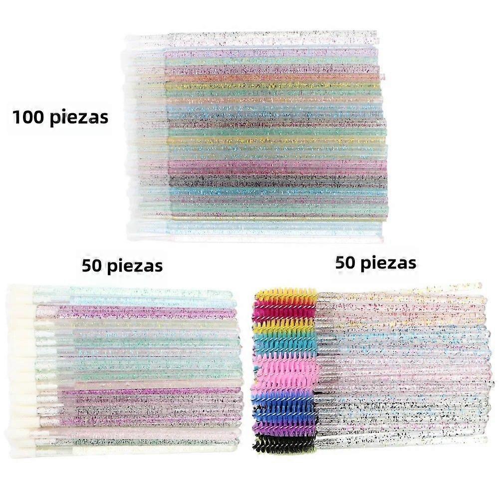 200 Pcs Disposable Makeup Brushes Set Including Mascara Wands Micro Applicators for Eyelash Extension and Eyebrow Makeup