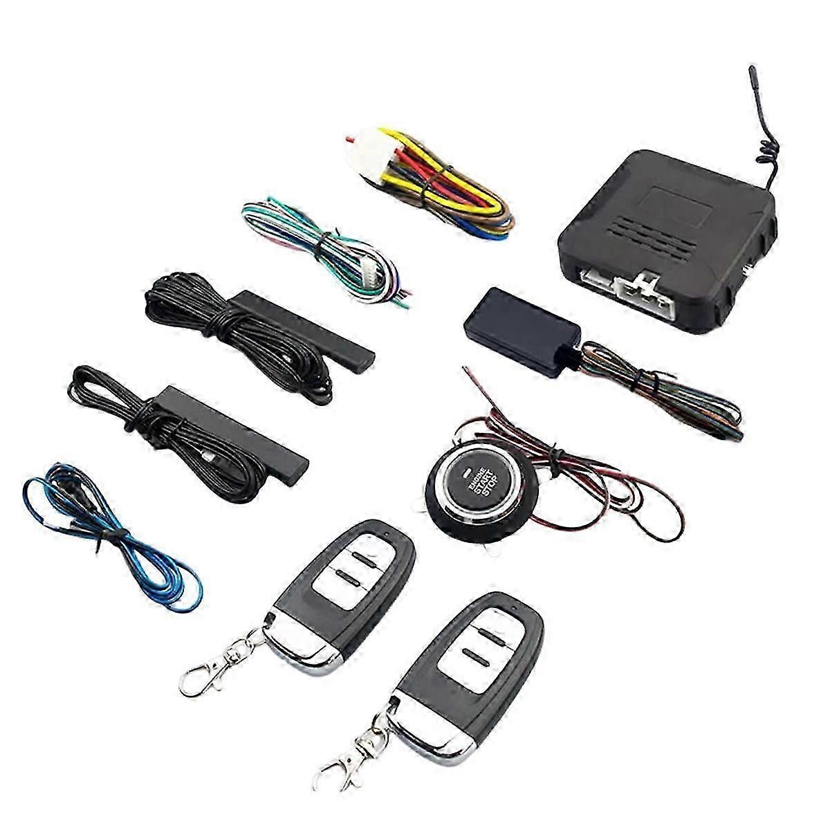 Car Mobilephone Remote Control Engine Start One Button Start Stop Autostart Keyless Entry System Ce