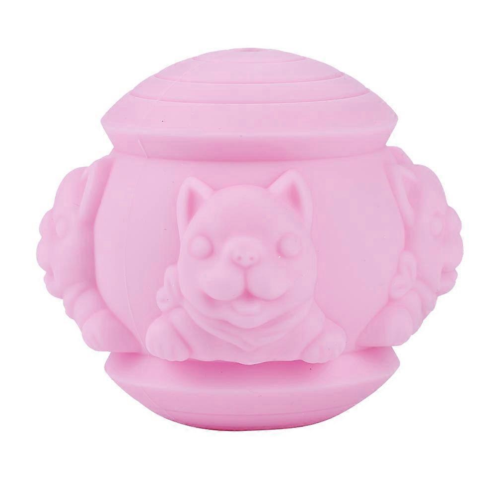 Silicone Pet Puzzle Food Dispenser Ball for Dogs and Cats - Interactive Toy, Durable, Medium Size, Non-Toxic Material