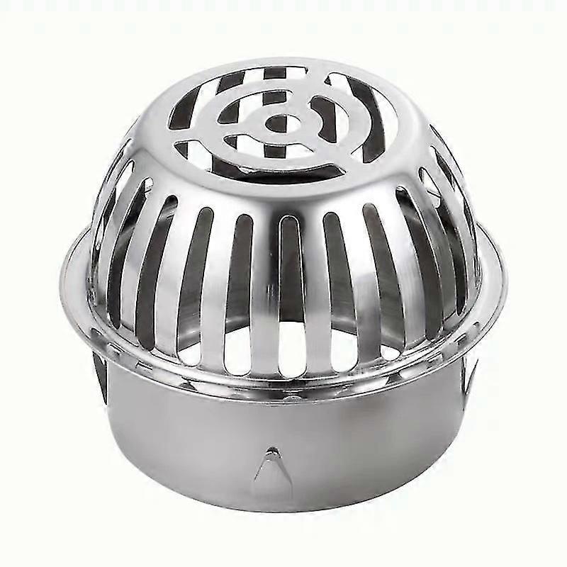 304ステンレス鋼プラグイン凸面床排水管、屋根の床のドレインは、目詰まり、大きな変位は屋外ラウンドフロアドレイン(110mm)