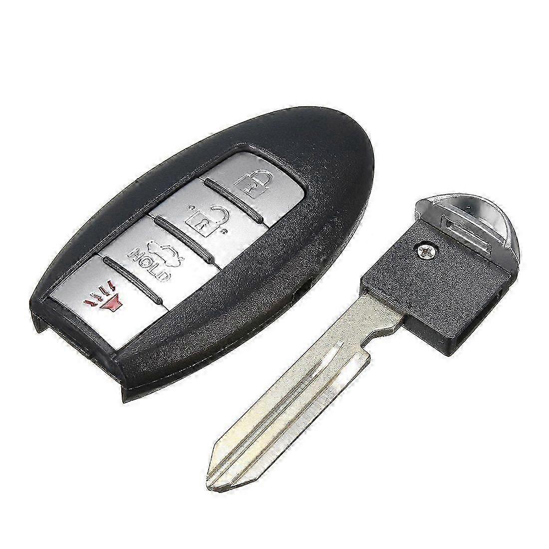 4 Buttons Remote Key Fob Case Shell Uncut Blade compatible 06-12