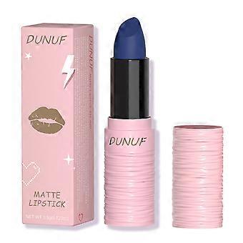 Wasserdichter lang anhaltender matter Lipgloss nicht verblassender Lippenstift Schönheitskosmetik für Maskerade Party Halloween Make-up Hellgrau