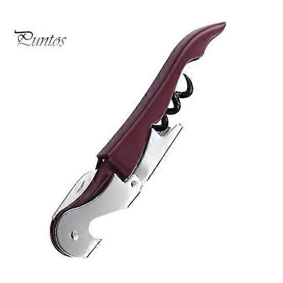 Durable High Strength Wide Application Corkscrew Manual 3-in-1 Bottle Opener Corkscrew with Cutter Household Supplies