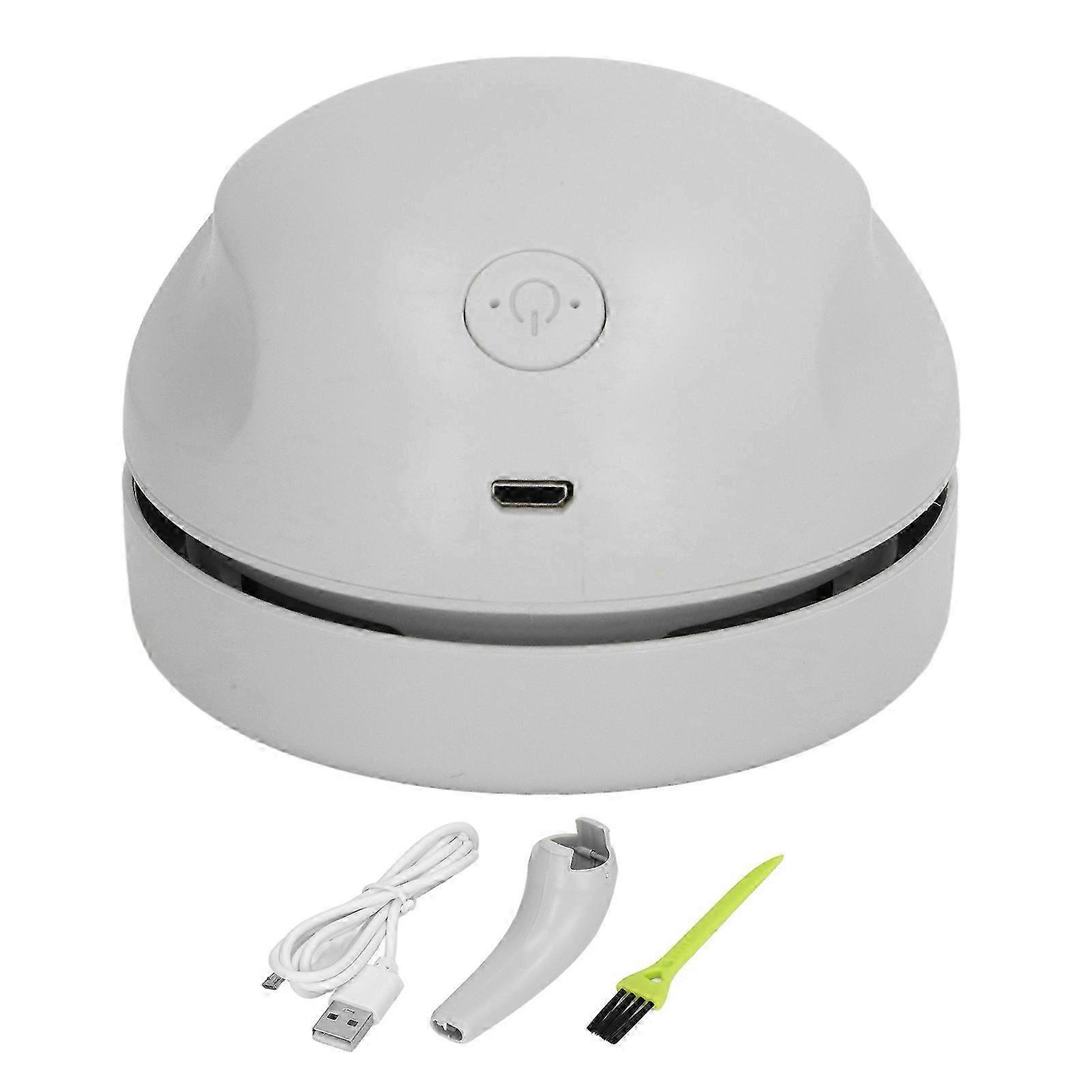 Mini Vacuum Gray USB Charge Easy Operation Ergonomic Detachable Multi Purpose Keyboard Vacuum for PC Laptop Desk