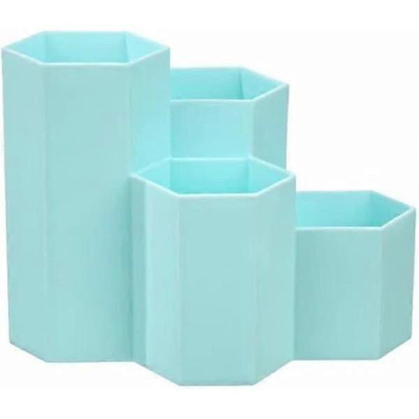 Hexagonal pen holder, plastic hexagonal pen holder, multi-function