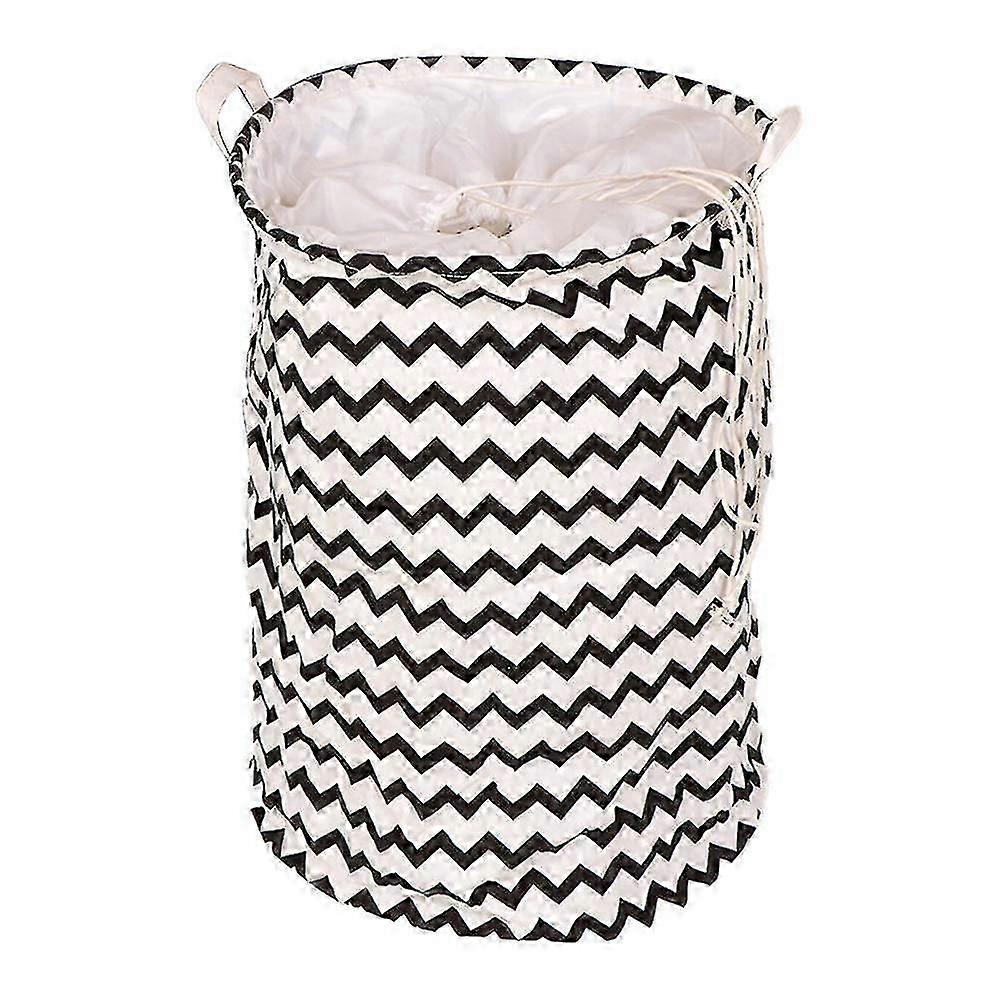 Daily Sundries Storage Bag Double Handle Foldable Storage Basket Dirty Clothes Basket