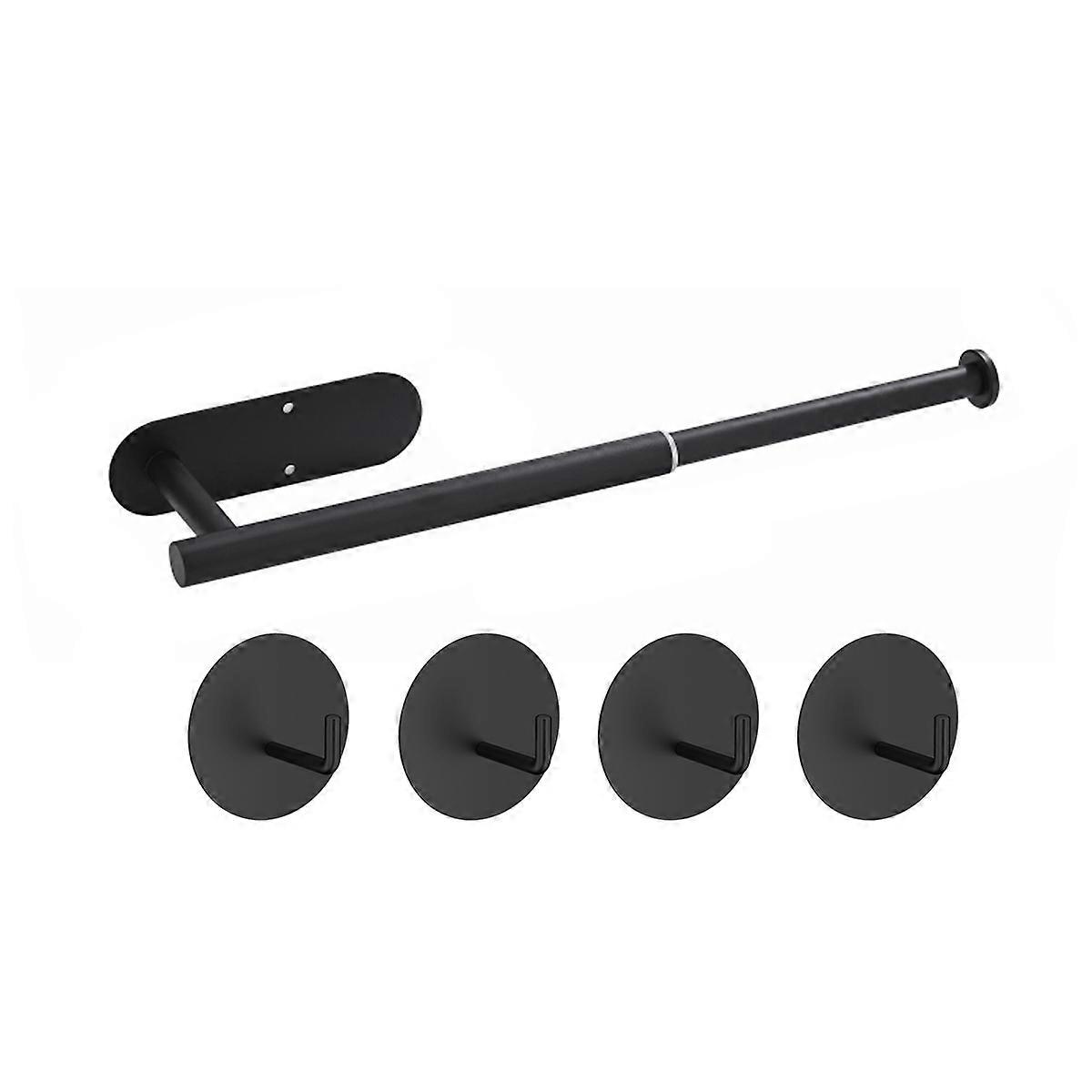 Towel Rail No Drilling Extendable Towel Rail for Gluing for Bathroom and Kitchen, Tea Towel Holder o