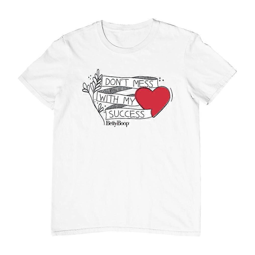Betty Boop Heart Don't Mess With My Success Men's T-Shirt