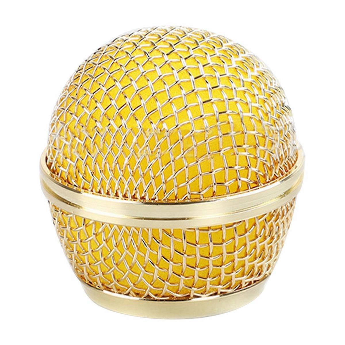 Wireless Microphone Grille Microphone Accessories gold