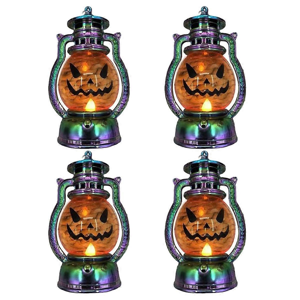 Halloween lights, mini lanterns, indoor lantern decorations, A