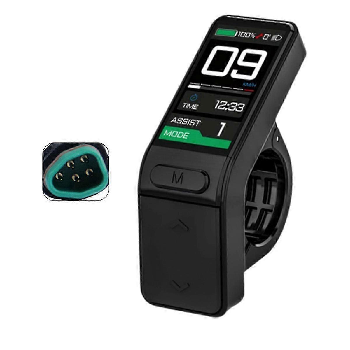 SW102 / T شاشة LCD دراجة كهربائية LCD متر 24 فولت 36 فولت 48 فولت يمكن للمحركات M410 M500 MS10 M600 M560 M80
