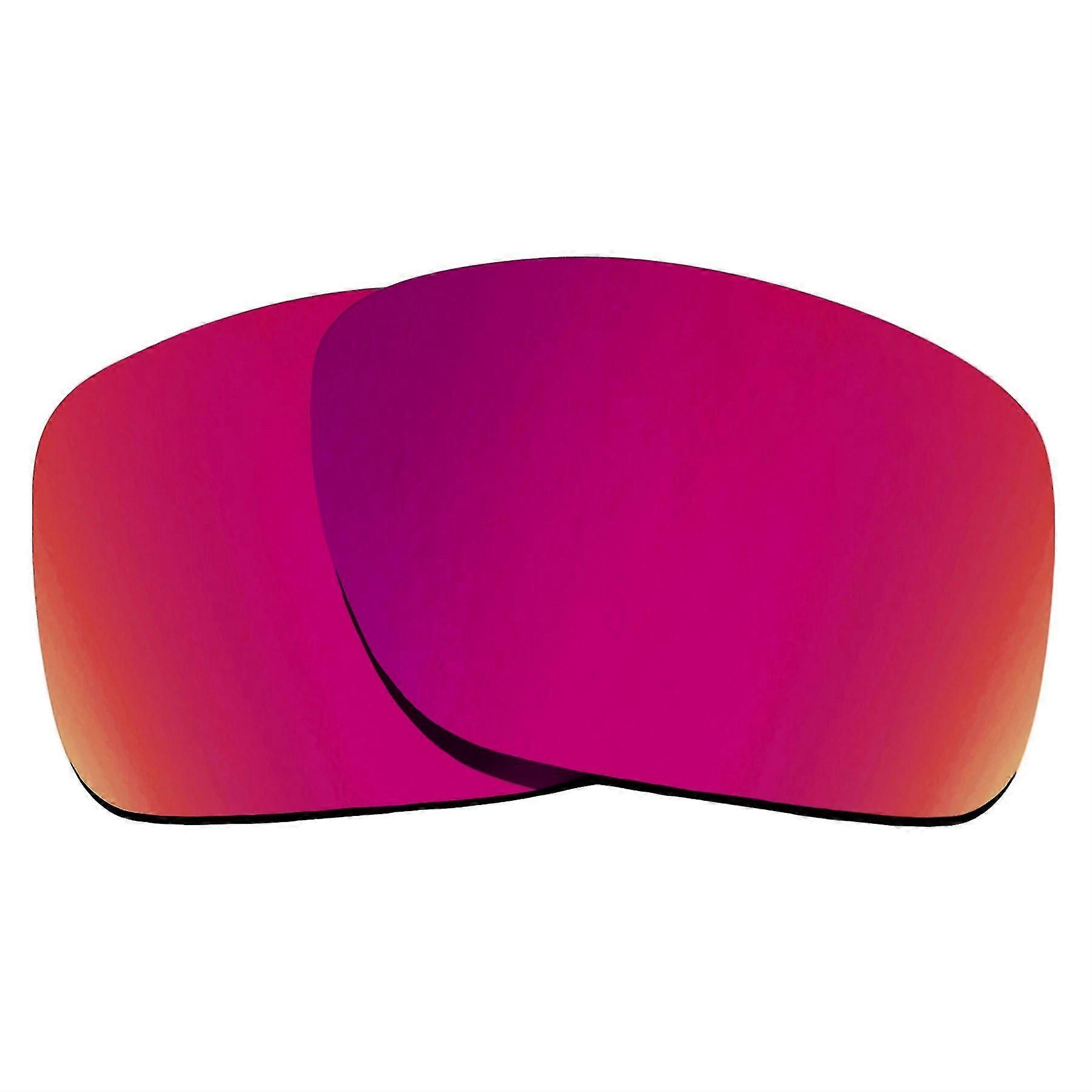 Seek Optics Replacement Lenses for DVX Eyewear Spoiler - Deep Red Mirror Non-Polarized