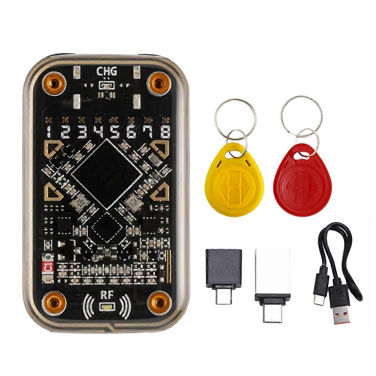 RFID Smart Chip Reader+2X5200 Keychain Contactless Smart Card