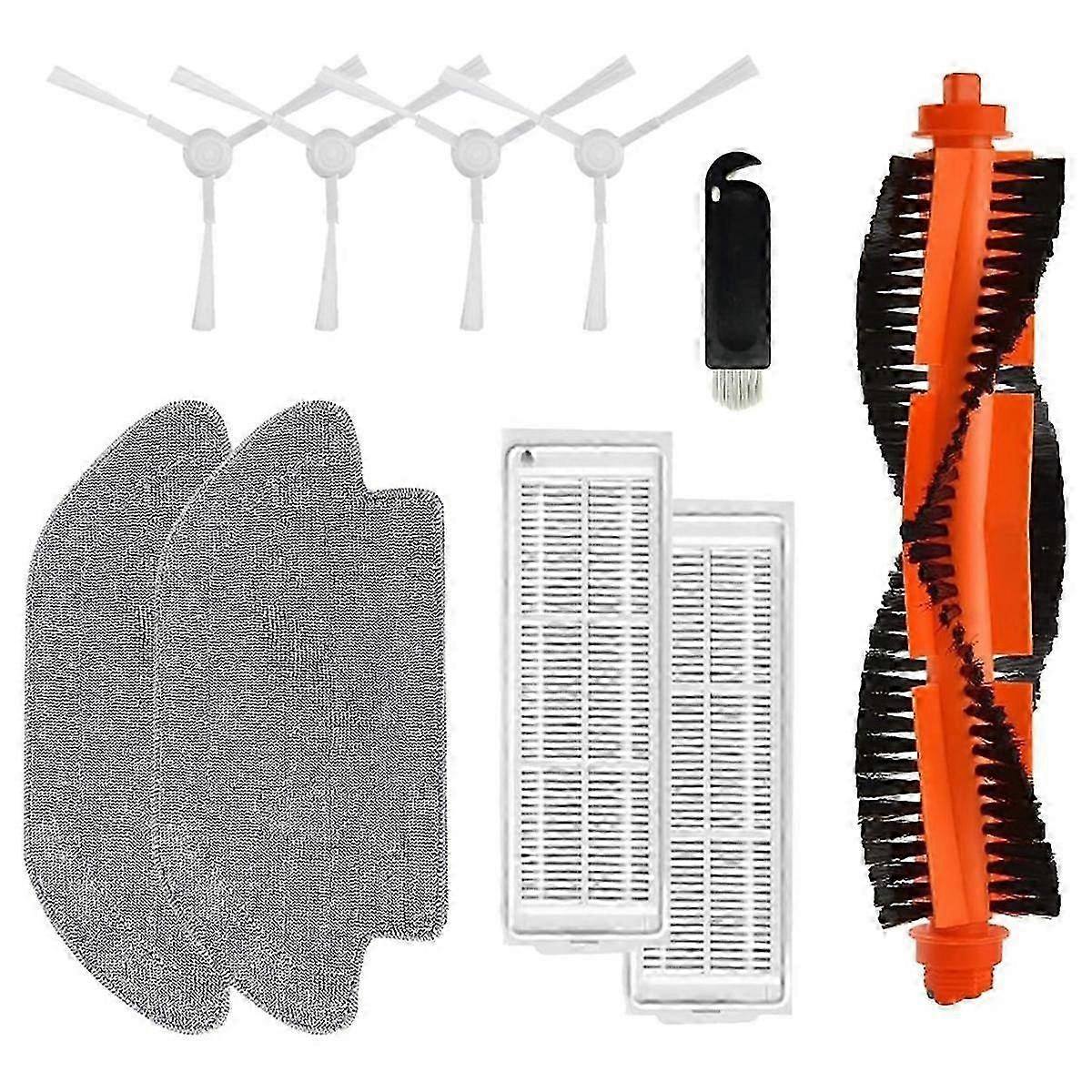 Replacement Parts compatible with Mi Robot Vacuum XMSTJQR2S/Mop 2S/STYJ02YM Main Side Brush Hepa Filter Mop Clo