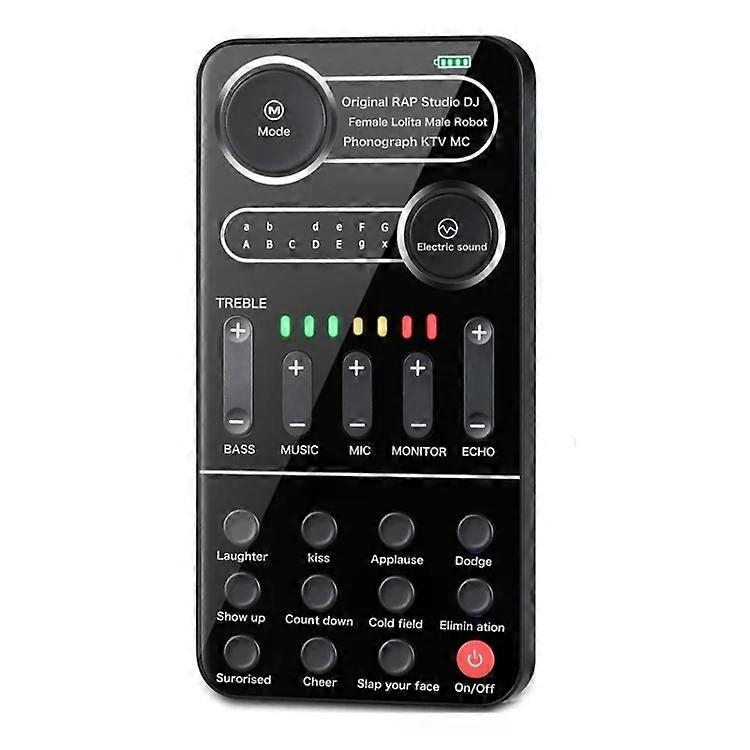 Voice Changer Sound Card-K9 for Live Broadcast & Gaming -