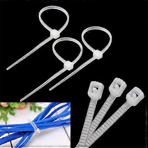 25cm Self-Locking Nylon Cable Zip Ties-500pcs Pack,