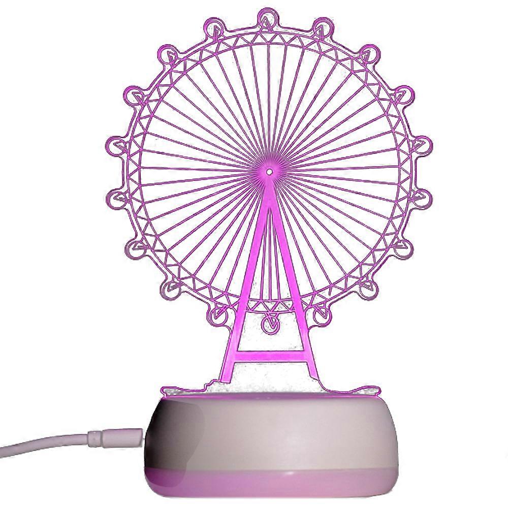 Lâmpada noturna LED com forma criativa de urso, brilho suave sete mudança de cor para sotaque decorativo no quarto das crianças