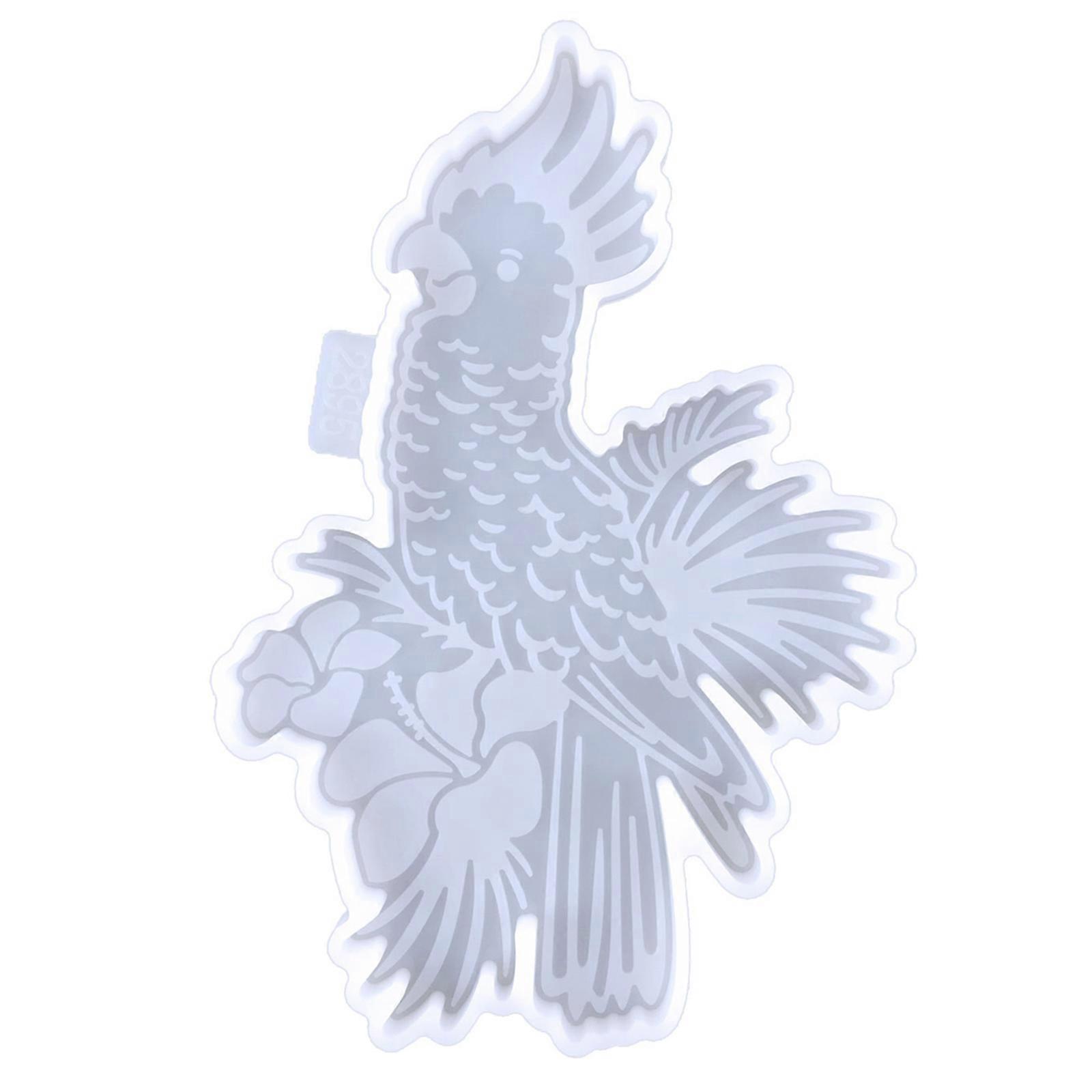 Silikonharz Kuchenhalter Tablett Form Obstbecher Form Harz Papagei Form Food Station Serviertablett Form Diy Untersetzer Gießen