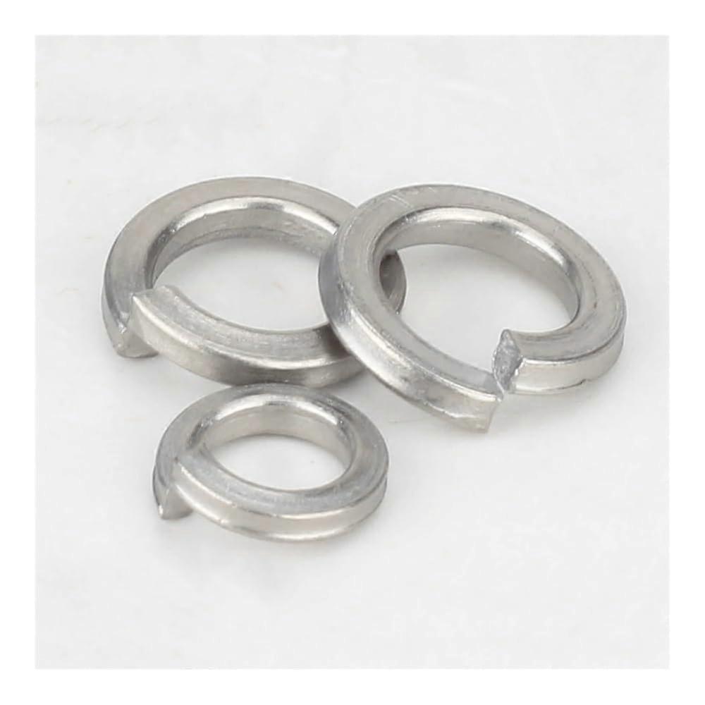 TA2 M2.5 M3 M4 M5 M6-M12 M30 Spring Washer Ti Washers(M3 10PCS)