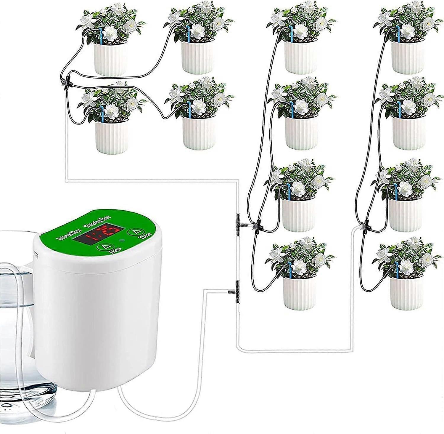 Garden Vacation Automatic Watering System, LED Display Adjustable