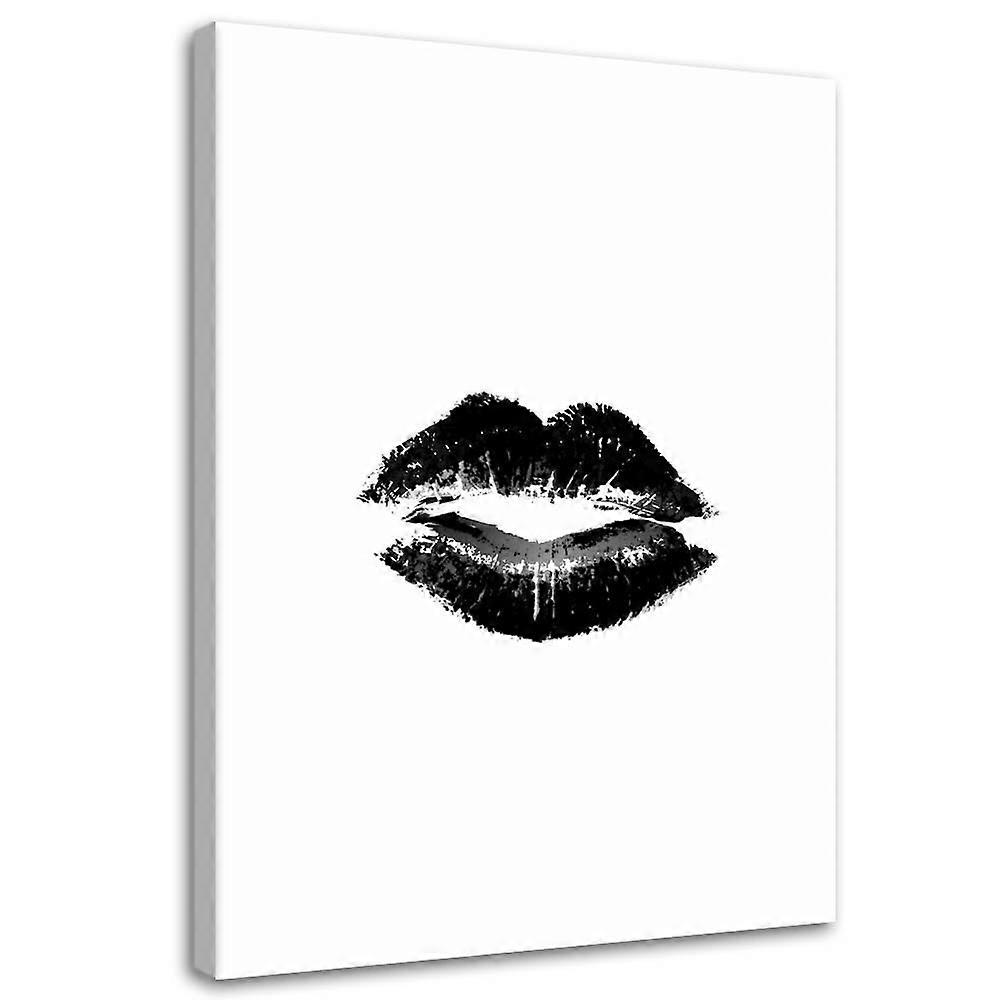 Lienzo, Rastro de lápiz labial - 80x120