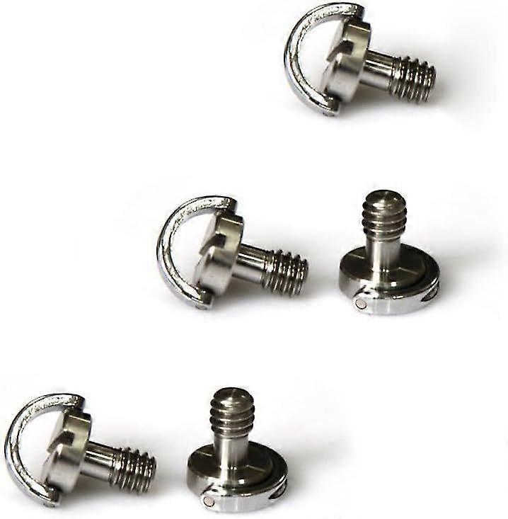Quick Release Clip & Screw (5pcs) - 1/4'' Mounting for Camera Tripod Monopod Quick Release Plate 1611