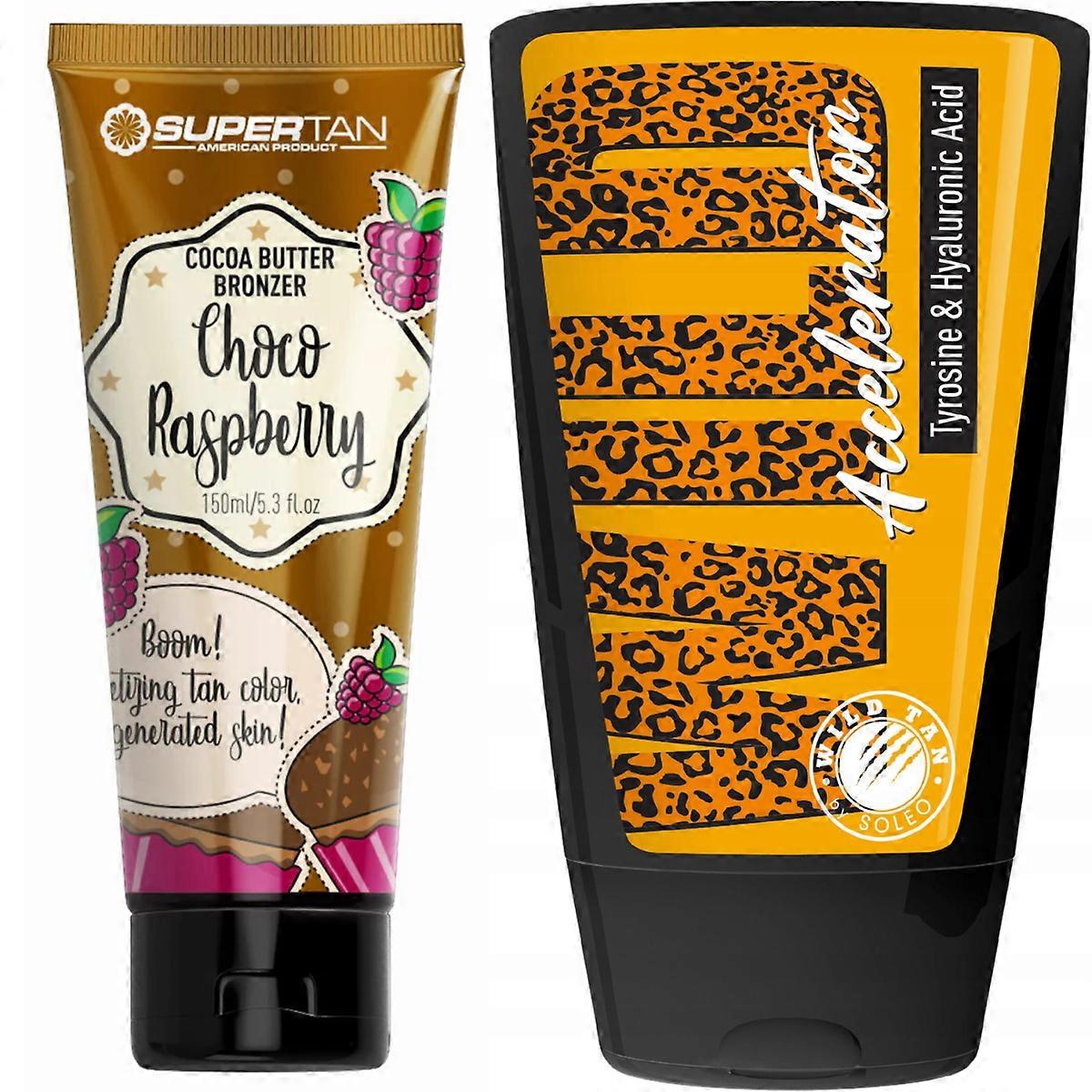 Supertan Choco Raspberry + Wild Tan Wild Accelerator Free
