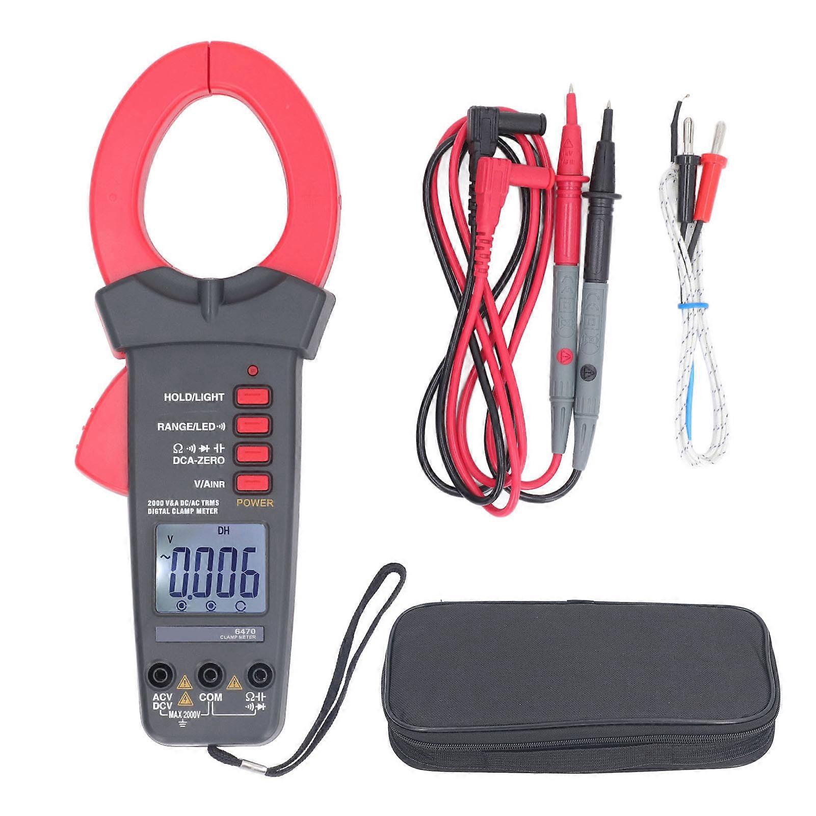Clamp Meter Multimeter High Accuracy Multifunctional Digital Volt Amp Ohm Tester