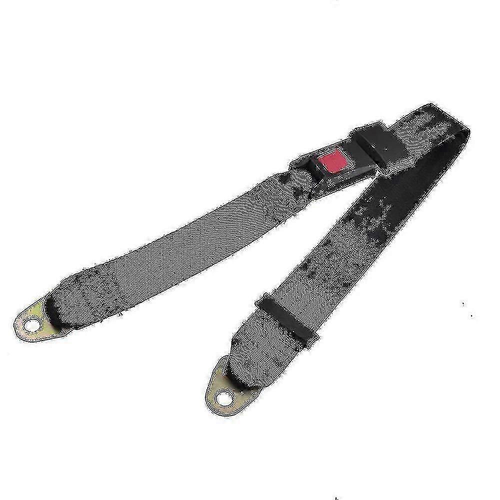 Negro ajustable dos cinturón de seguridad automático cinturón de seguridad de regazo