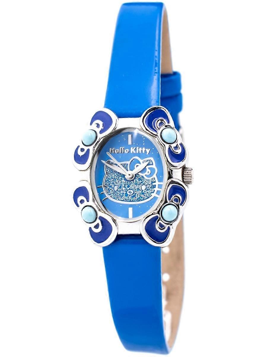 Hello Kitty Blau Echtes Leder HK7129L-03 Damenuhr