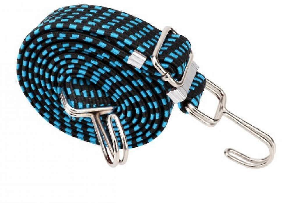 Elastic Tensioners with Hooks, Adjustable Elastic Tensioner 4xElastic Bungee Cord 2M Flat Elastic Rope Tensioner for Bike Cover Pool Tent.