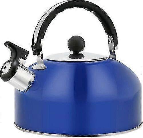 2.0l Whistling Kettle Polished Quality Stainless Steel 2.0 Litres Camping Kettle