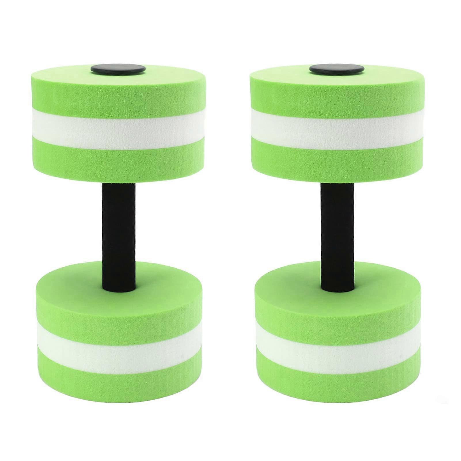 Aquatic Exercise Dumbells, 1 Pair EVA Water Floating Dumbbell Swim Yoga Float Aqua Aerobics Equipment, for Pool Fitness, Rehabilitation Training,