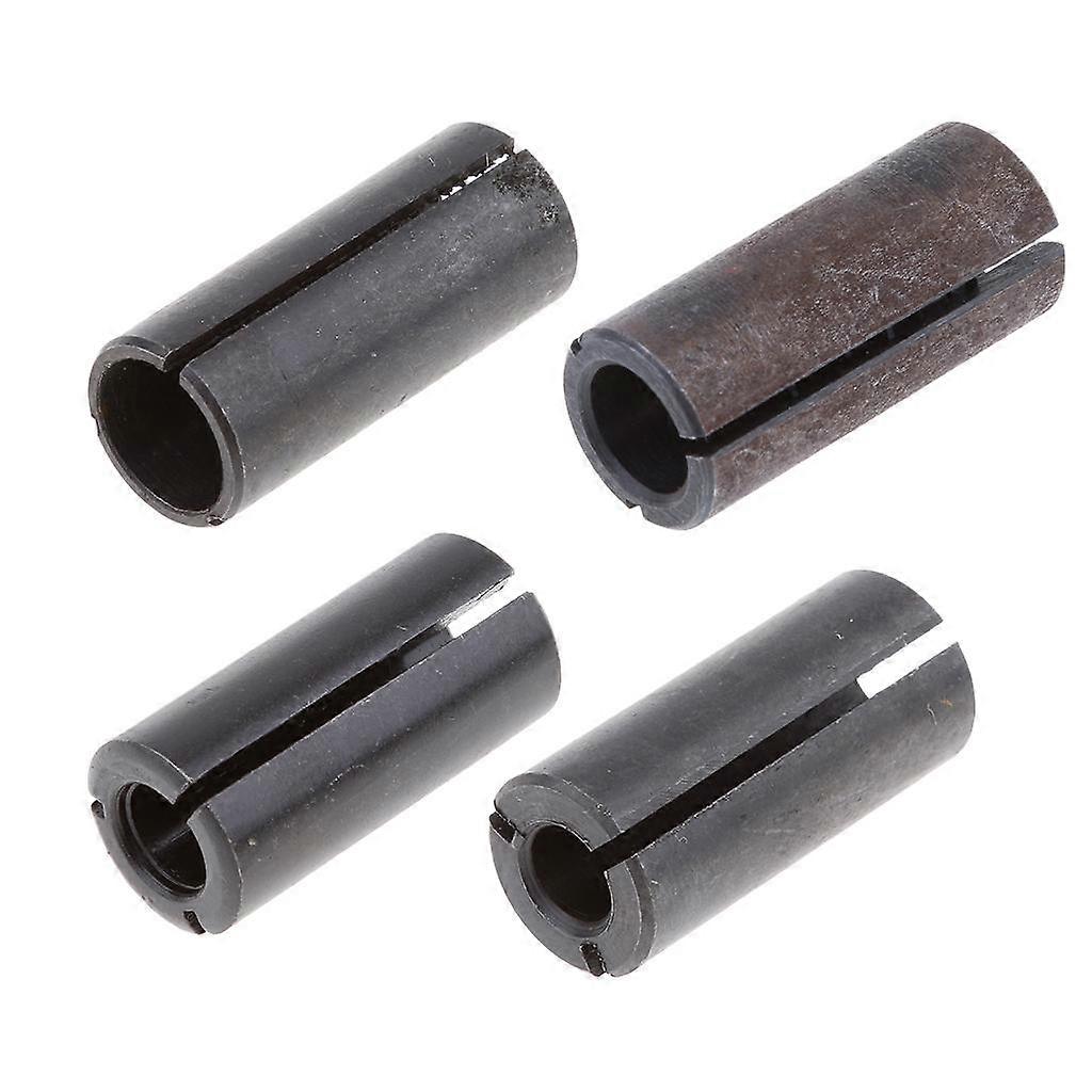 4pcs Collet Chuck Driver Adapter for Woodworking Engraving CNC Router Bit