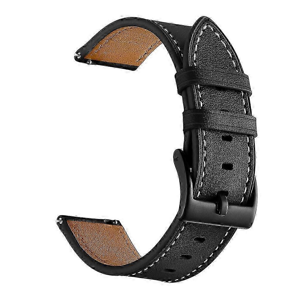 42mm First Layer Leather Watch Band for GT3 and GT2 Watches with Sewing Thread