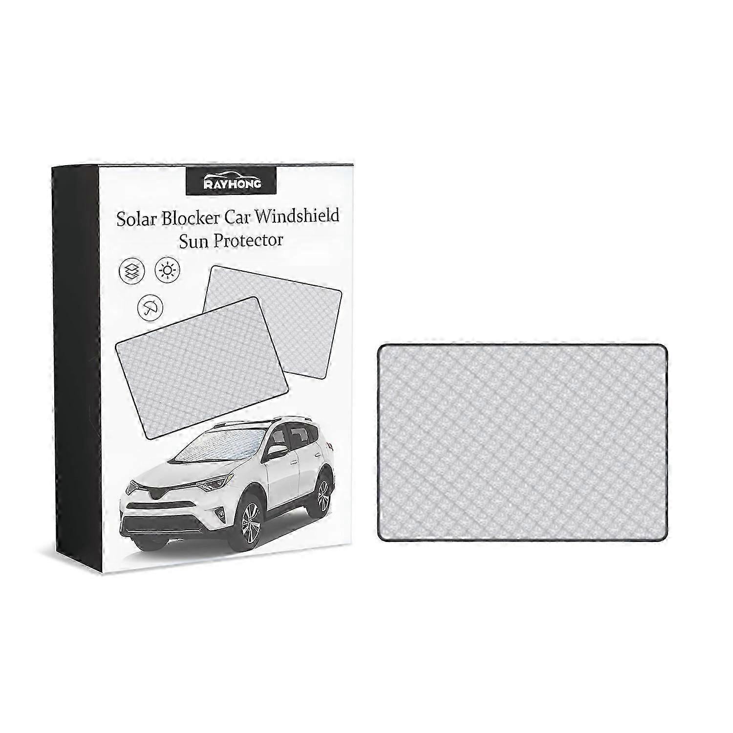Rayhong Solar Blocker Car Windshield Sun Protector, Winter car half shield windshield cloth frost an