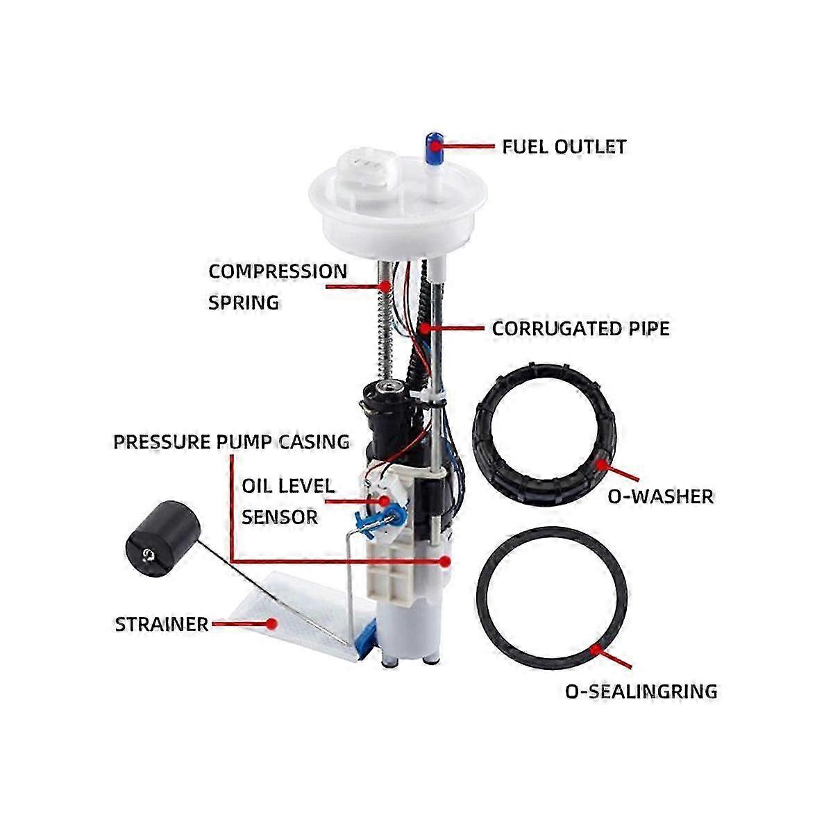 ワン Electric Fuel Tank Pump Assembly Compatible with Ranger 570 900
