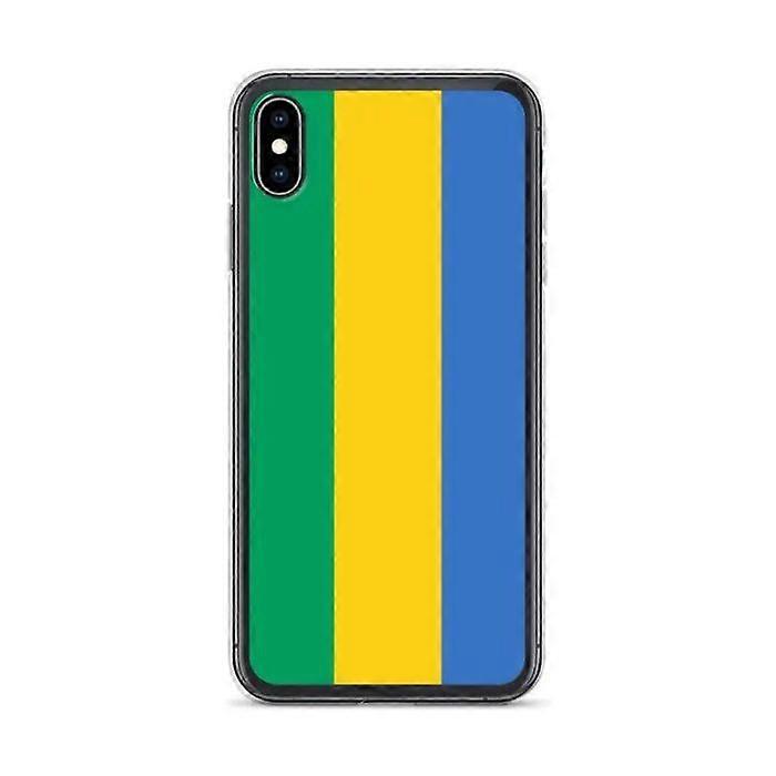 iPhone Case - Gabon Flag - iPhone XS Max - Flexible - Multicolor - Vertical
