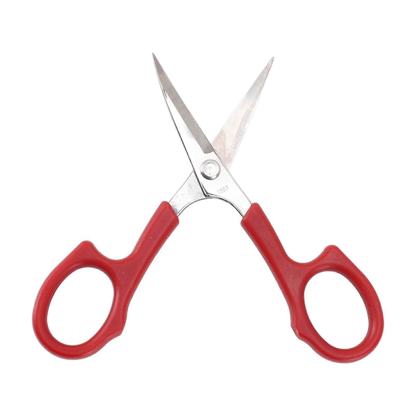 6pcs Embroidery Scissors Stainless Steel Comfortable Handle Crafting And Threading Ideal For School Projects PIN-1553