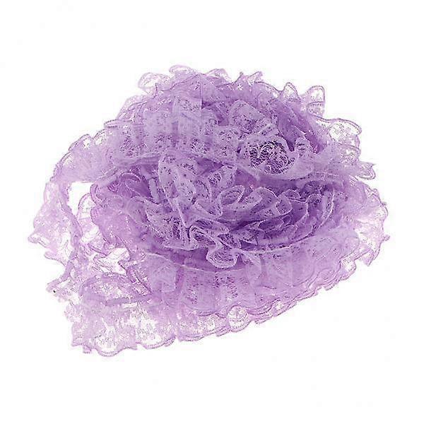 3-5pack 5 Yards Various Colors Ribbon Floral Elastic Lace Trim Handcraft